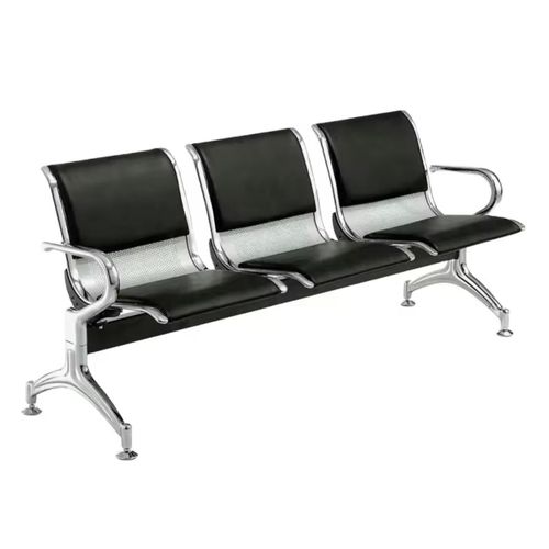 Three-person row airport bank waiting chair - Professional Salon Equipment at Tessla Equipment Store